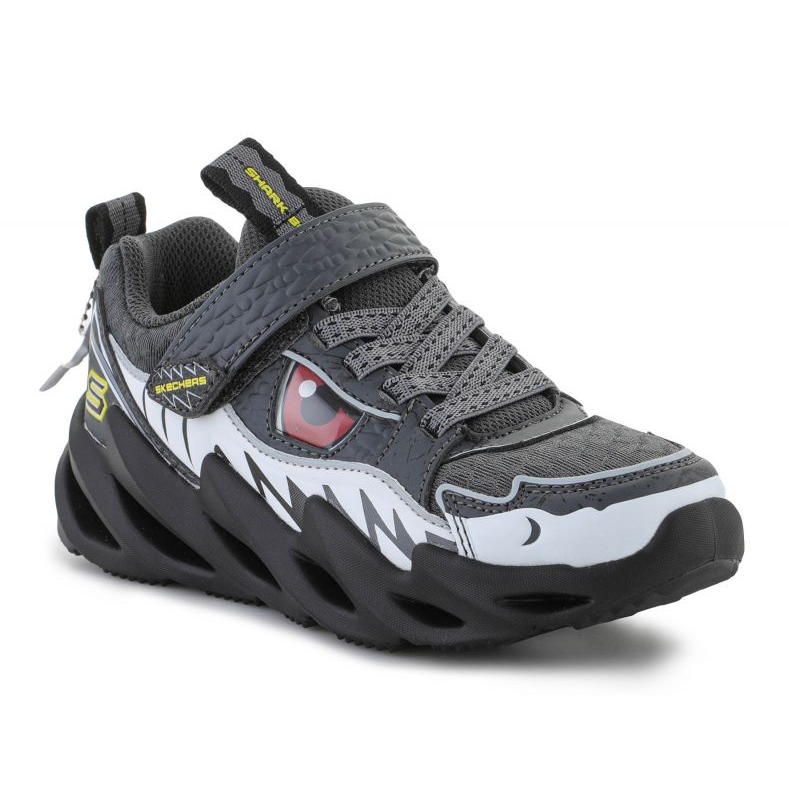 Sapatos infantis de esportes Skechers Shark Bots Surf Patrol 402112L-CCBK