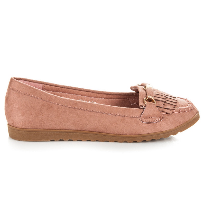 Seastar Mocassins com franjas rosa