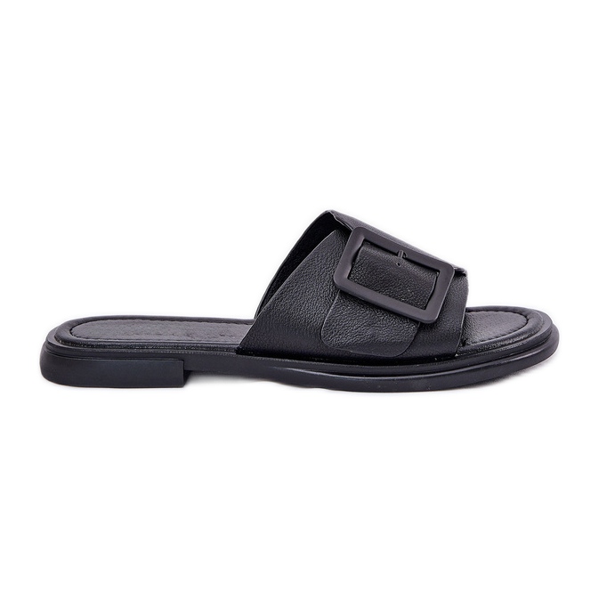 S.Barski Flip de couro feminino com D&A SJ2302-01 BLACKLE BLACKLE preto S.Barski Flip de couro feminino com D&A SJ2302-01 BLACKLE BLACKLE preto