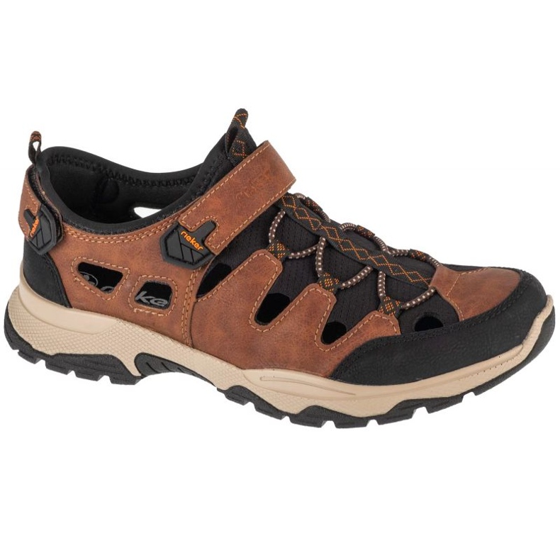 Sapatos, sandálias Rieker Sandals B8375-90 Brown castanho