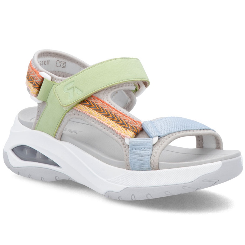 Rieker W3151-90 Sandals Sports verde