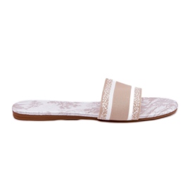 Patrouxed Flat Beige Women's Slippers bege