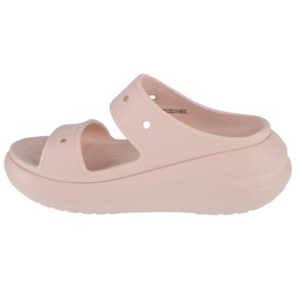 Crocs esmagar a sandália 207670-6ur chinelos rosa