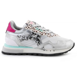 D.Franklin Shoes Vibla Zig Patch DFSH378006-SILV branco