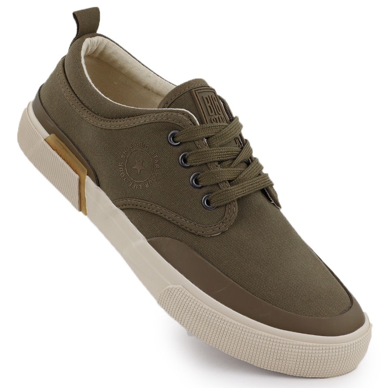 Tênis tênis masculinos Khaki Big Star RR174064 verde