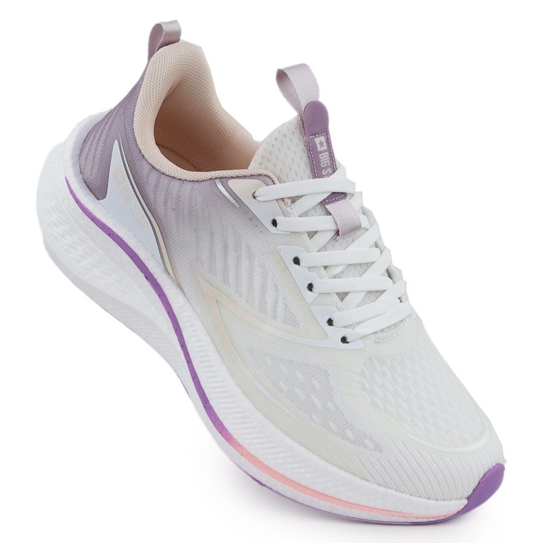 Sapatos esportivos femininos para correr White Big Star RR274A161 branco