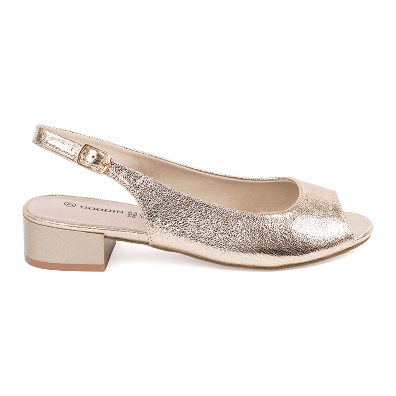 Goodin Sandálias de brechas douradas dourado