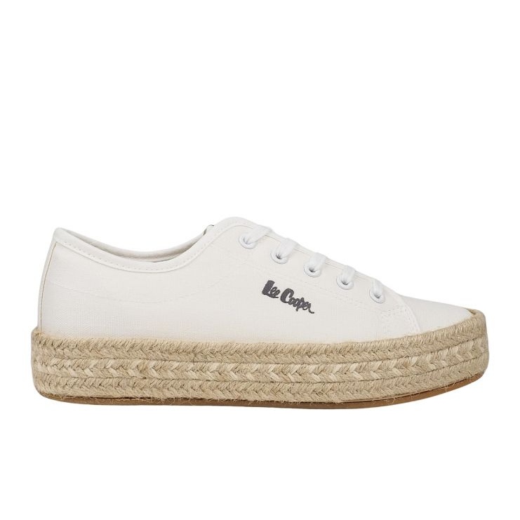 Sapatos femininos Saudável Lee Cooper LCW-25-44-3217LA branco