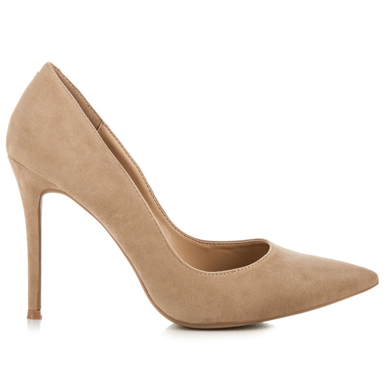 Vices Saltos de camurça castanho