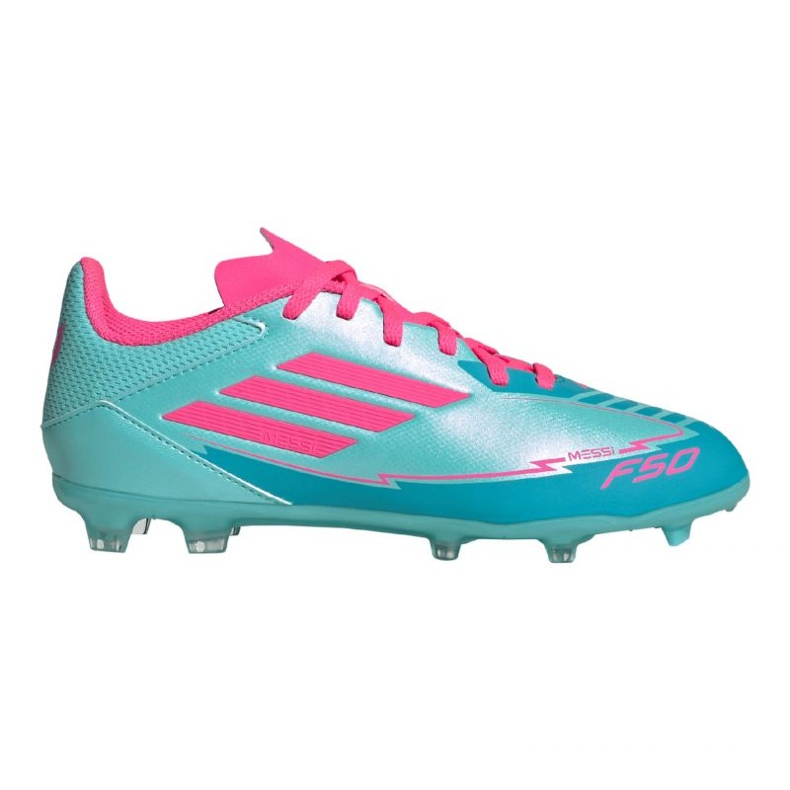 Adidas F50 League FG/MG Messi IH0931 Sapatos de futebol azul