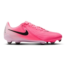 Nike Phantom GX II Academia FG/MG FD6723-600 Sapatos de futebol rosa