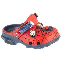 Crocs Spiderman All Terain Cog T 209258-410 flip-flops vermelho