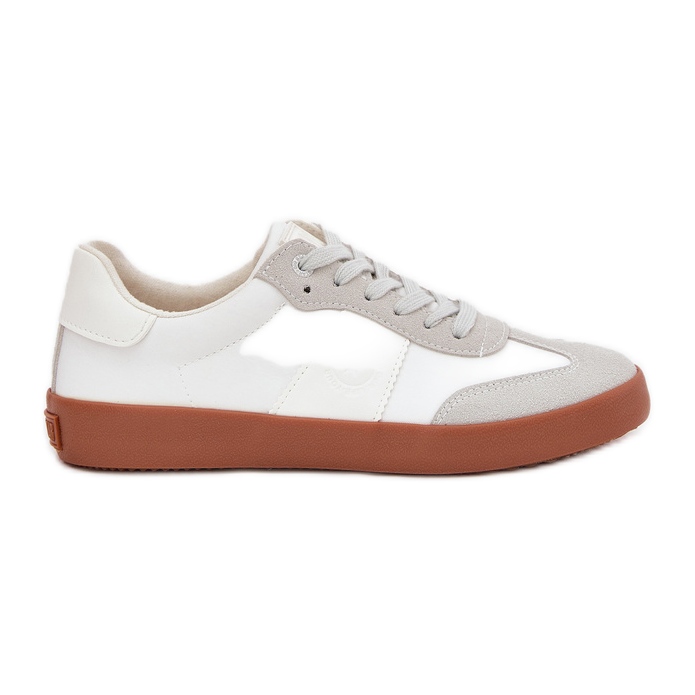 Tênis femininos Big Star RR274371 cinza-cinza branco