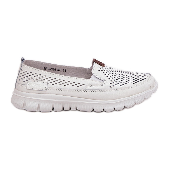 Openwork Vinceza 95336 Ballerinas naturais branco