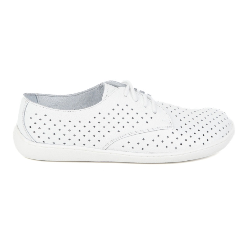 Pollonus Polylonus de couro feminino Branco descalço 5-1288-018
