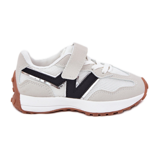 Tênis infantil com velcro, cinza