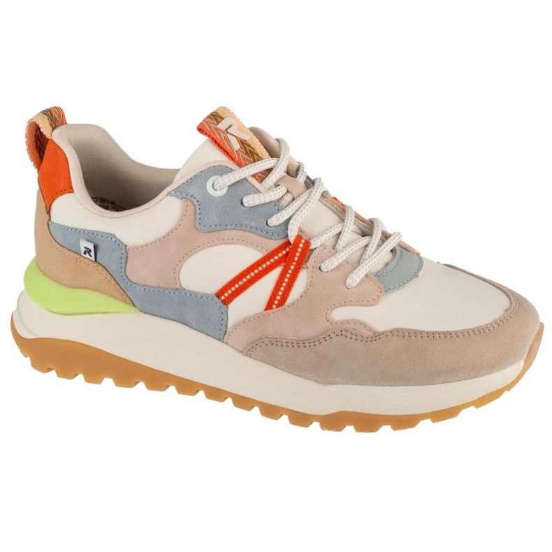 Tênis rieker tênis w2501-82 sapatos multicolorido