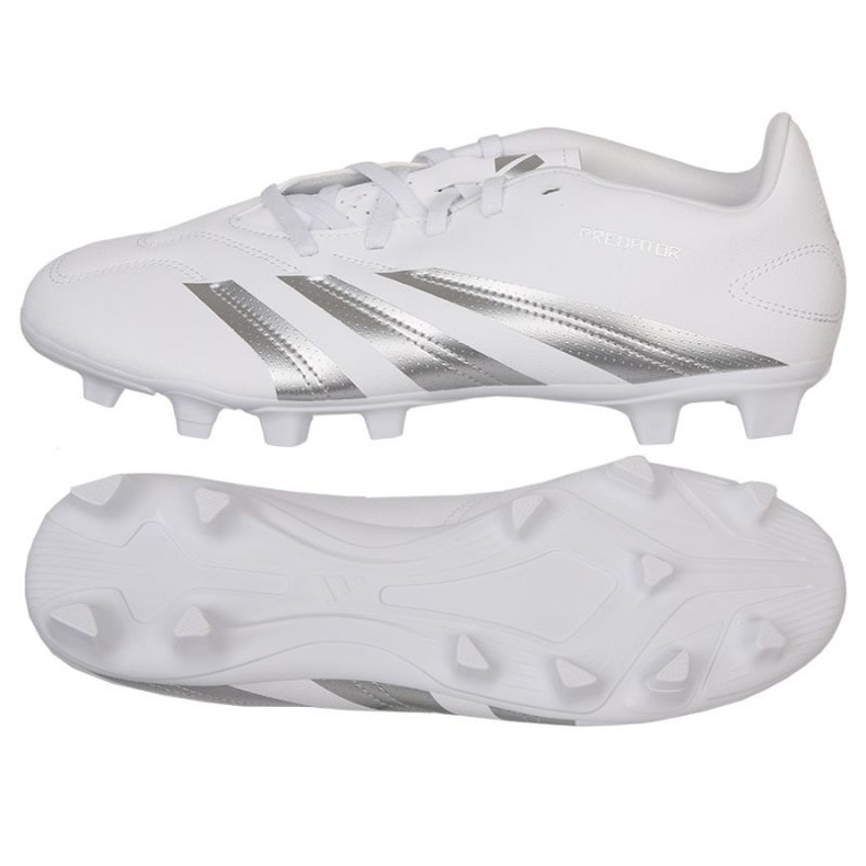 Adidas Predator Club FXG IG7758 Sapatos de futebol branco