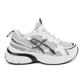 Tênis brancos e brancos da Sportowe com malha