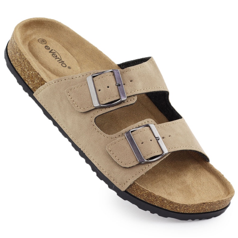 Slippers ajustáveis ​​femininos TAUPE EVENTO 8997 bege