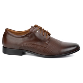 Olivier Sapatos masculinos elegantes 271T2 Brown marrom