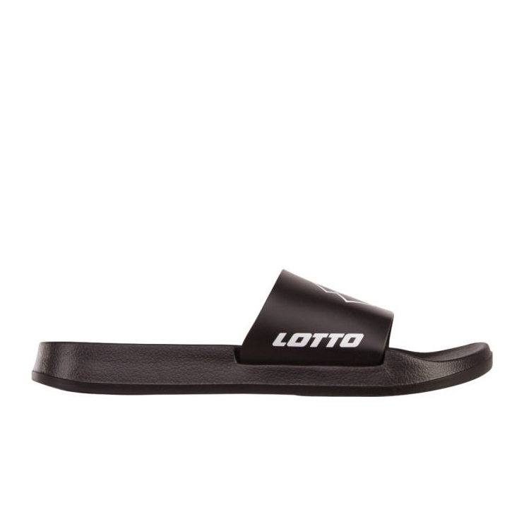 Flip -flops masculinos para a lotto Lathi 2400660U 1110 Piscina preta preto
