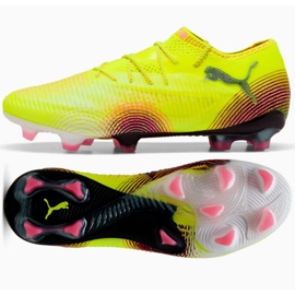 Puma Future 8 Ultimate Low FG 108361-03 Sapatos de futebol amarelo