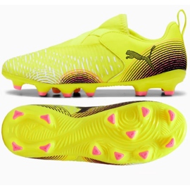 Puma Future 8 Match LL FG/AG JR 108285-03 Sapatos de futebol amarelo