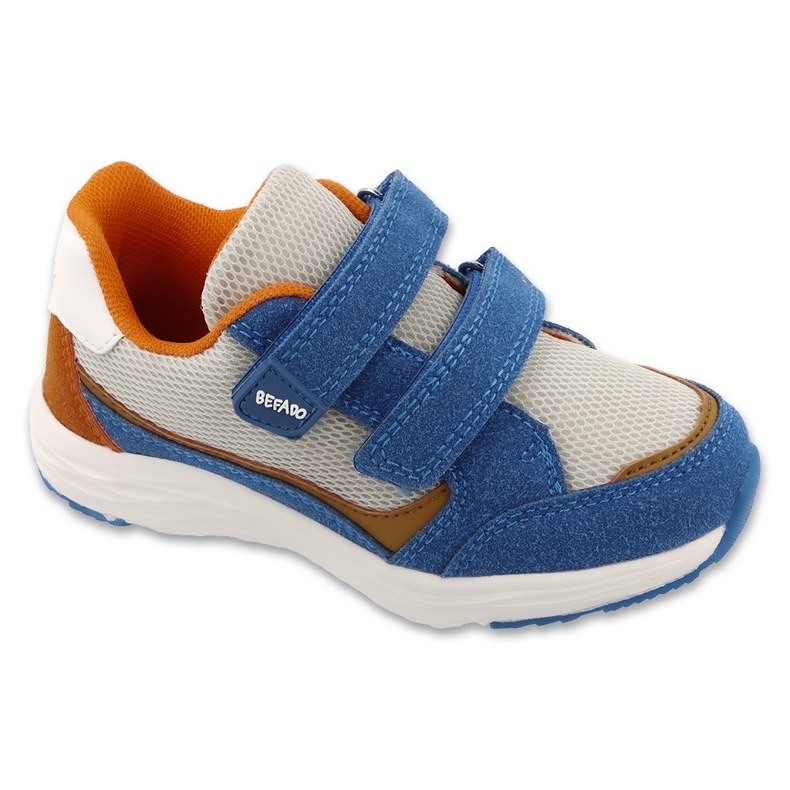 Sapatos esportivos infantis de Befado para Velcro 514Y024 azul