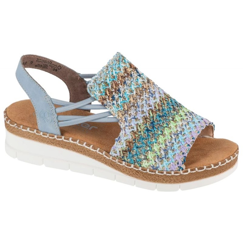 Rieker Sandals v1241-91 sandálias multicolorido