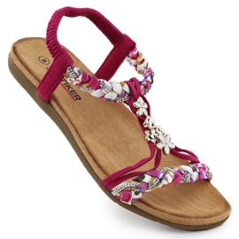 Sandálias confortáveis ​​femininas rosa artiker 56c1314