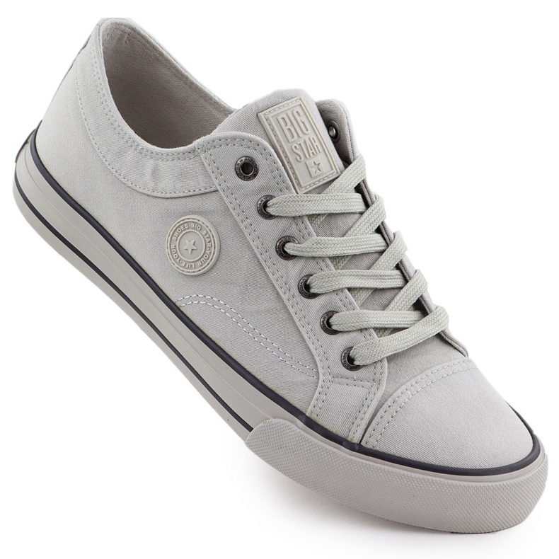 Tênis tênis masculinos Gray Big Star RR174341 cinza