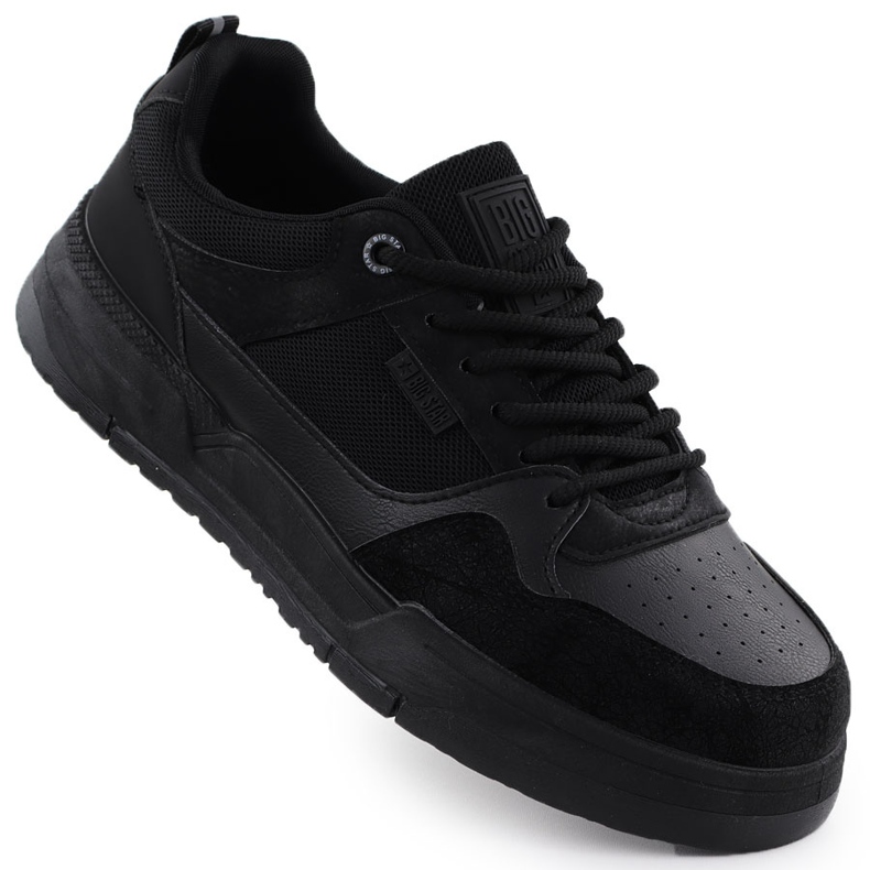 Black Big Star Black RR174606 Sapatos esportivos masculinos preto