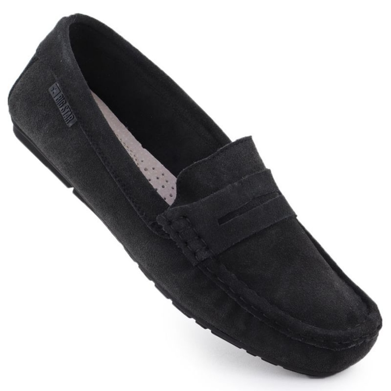 Big Star Grande estrela feminina rr274948 mocassins femininos preto