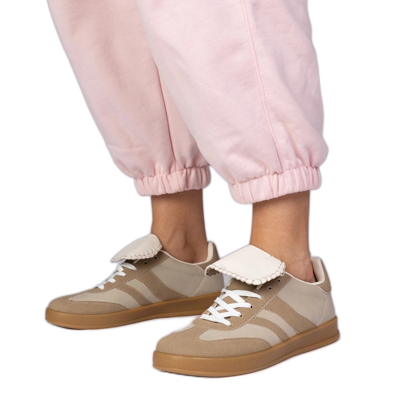 Tênis bege tênis femininos tênis esportivos