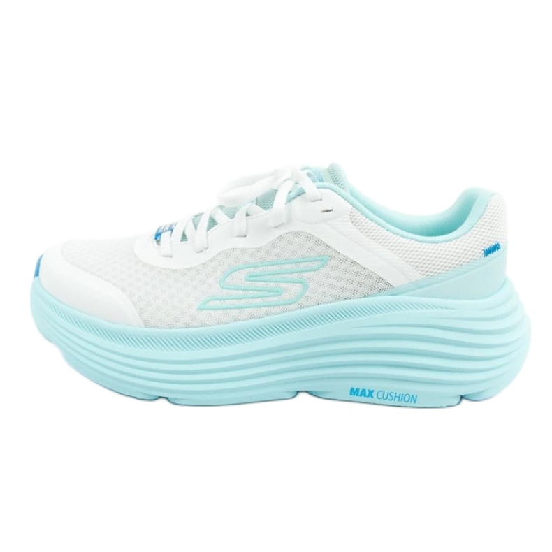 Tênis de corrida skechers max amortecimento 129470/wlb azul