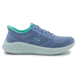 Skechers Slip-Inss: Vá andar agora-Khloe 125643-BLGR Shoes azul