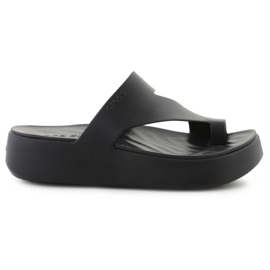Flip-Flops Crocs Getaway Platform Toe Loop 210834-001 preto