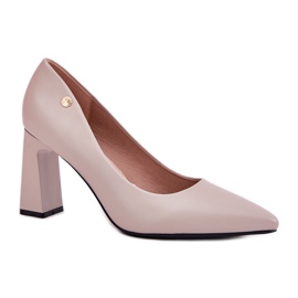 Bombas elegantes no Vinceza 62221 Barb cinza