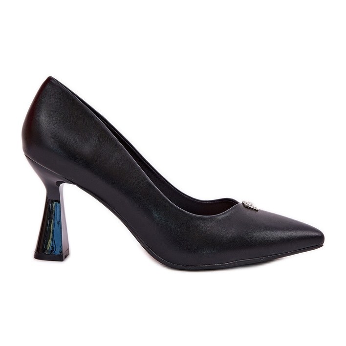 Bombas elegantes no Vinceza 62222 estendido pino preto