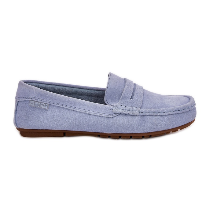 Suades de camurça feminina Big Star RR274943 Blue azul