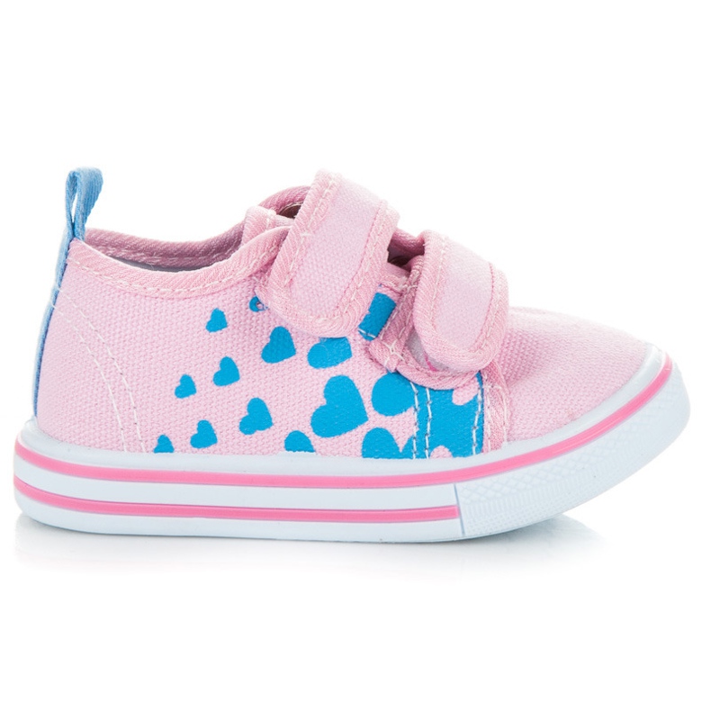 Bona Tênis em corações rosa
