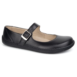 Ballerinas de Barefoot Ballerinas Olivier 1286 com uma fivela preto Ballerinas de Barefoot Ballerinas Olivier 1286 com uma fivela preto