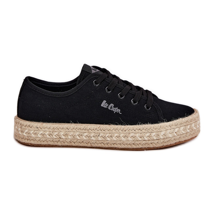 Tênis femininos com Lee Cooper LCW-25-44-3216 tênis pretos