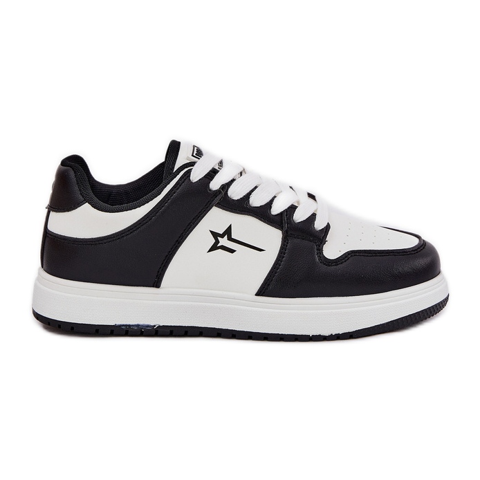 Sneakers femininos Big Star RR274A240 Hi-polish White and Black System preto