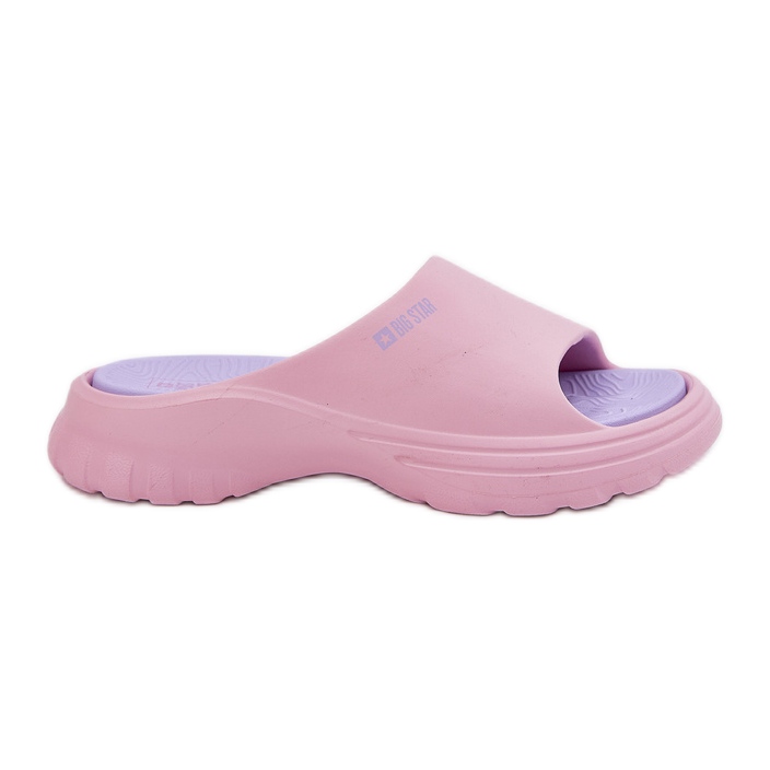 Big Star RR274A587 Slippers de verão feminino Pink rosa