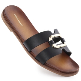 FLIP FULLO -FLIPS COM DECORAÇÃO BLACK SERGIO LEONE SK077H preto