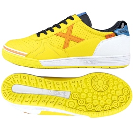 Munich Menich G-3 Lucro Sport 419 em 3111419 Sapatos de futebol interno masculino amarelo
