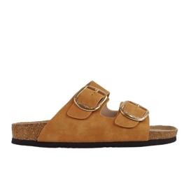 Slippers femininos Lee Cooper LCW-25-35-3485la Brown marrom