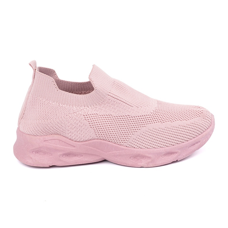 Sapatos esportivos de meias rosa